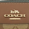 コーチ アウトレット ハンドバッグ レディース カラーブロック シグネチャー ブラウン COACH OUTLET CH490 IME7V カーキマルチ
