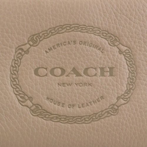 コーチ アウトレット 二つ折り財布 レディース ヘリテージ C チャーム ベージュ COACH OUTLET CM216 SV/TP トープ