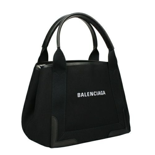 バレンシアガ トートバッグ レディース ネイビー カバス ブラック BALENCIAGA 339933 2AAQH 1096 BLACK BLACK&YEL L WHT