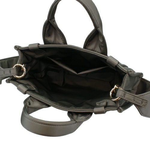 クロエ トートバッグ レディース WOODY ウッディ ロゴ リボン グレー CHLOE 23WS397 L41 066 ELEPHANT GREY