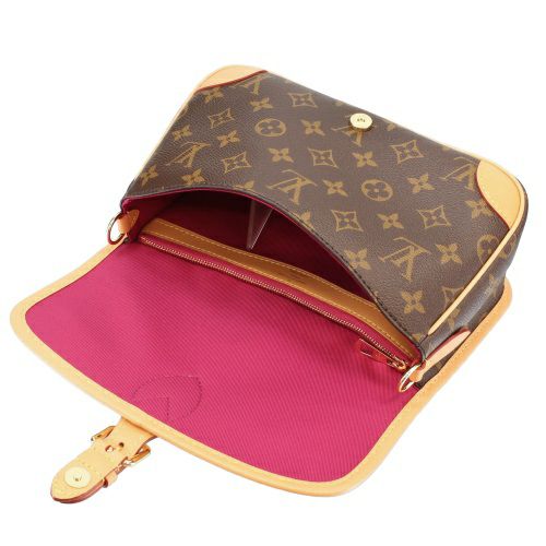 ルイ ヴィトン LOUIS VUITTON バッグ モノグラム レディース ブランド ショルダーバッグ 2way ディアヌ NM PM フューシャ M46049 ブラウン コンパクト おしゃれ ワンショルダー 肩掛け 斜め掛け 【中古】 LOUIS VUITTON - ルイ ヴィトン LOUIS VUITTON バッグ モノグラム