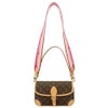 ルイヴィトン ショルダーバッグ モノグラム ディアヌ NM PM ブラウン LOUIS VUITTON M46049 フューシャ