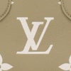 ルイヴィトン トートバッグ モノグラム アンプラント オンザゴー PM ベージュ LOUIS VUITTON M46647 カーキクレーム