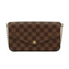ルイヴィトン ショルダーバッグ レディース ダミエ ポシェット・フェリシー ブラウン LOUIS VUITTON N40492