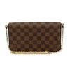 ルイヴィトン ショルダーバッグ レディース ダミエ ポシェット・フェリシー ブラウン LOUIS VUITTON N40492
