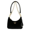 プラダ ショルダーバッグ レディース ベルベット ミニバッグ ブラック PRADA 1BC204 V JOO 2CXG F0002 NERO