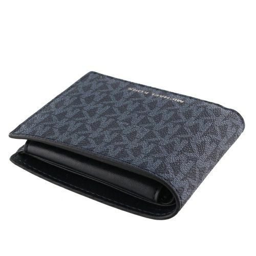 マイケルコース 二つ折り財布 メンズ クーパー シグネチャー ネイビー MICHAEL KORS 36U9LCRF3B ADMIRAL/PALE BLUE