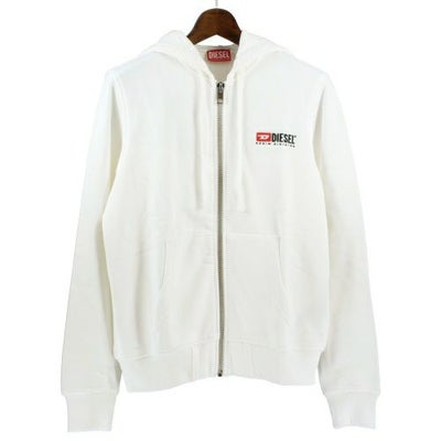 ディーゼル パーカー メンズ ホワイト DIESEL A03769 0BAWT 100 WHITE 