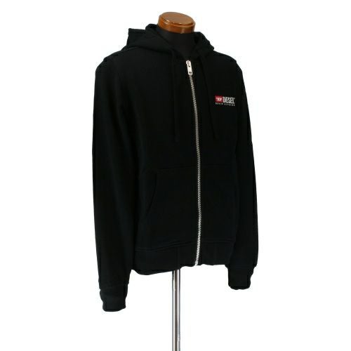 ディーゼル パーカー メンズ ブラック DIESEL A03769 0BAWT 9XX BLACK