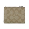 コーチ アウトレット 二つ折り財布 レディース シグネチャー ビルフォールド ウォレット ベージュ COACH OUTLET CM852 SIGHA ライトカーキ チョーク