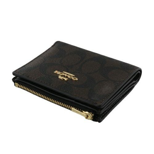 コーチ アウトレット 二つ折り財布 レディース シグネチャー ビル