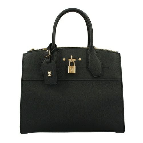 ルイヴィトン ハンドバッグ シティ・スティーマーMM ブラック LOUIS VUITTON M53015 ノワール