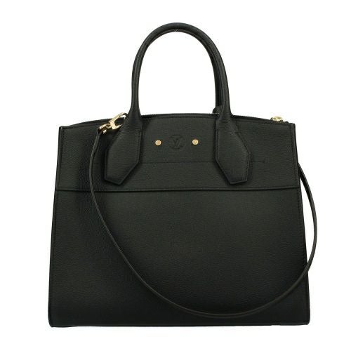 ルイヴィトン ハンドバッグ シティ・スティーマーMM ブラック LOUIS