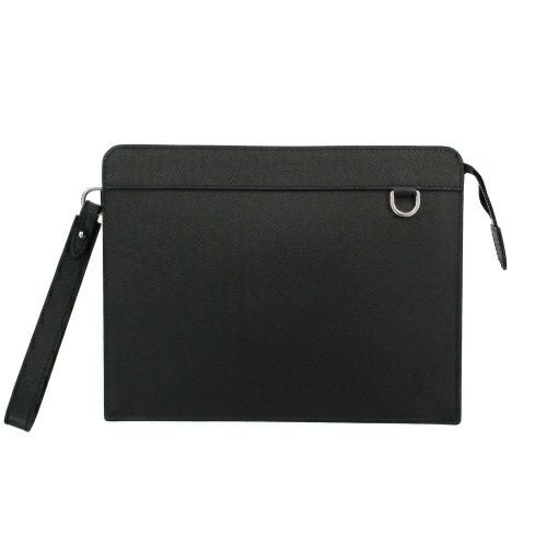 ルイヴィトン セカンドバッグ タイガ スタンド・ポーチ ブラック LOUIS