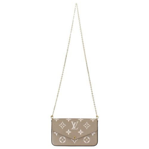 ルイヴィトン ショルダーバッグ モノグラム アンプラント ポシェット・フェリシー ベージュ LOUIS VUITTON M82610 トゥルトレールクレーム