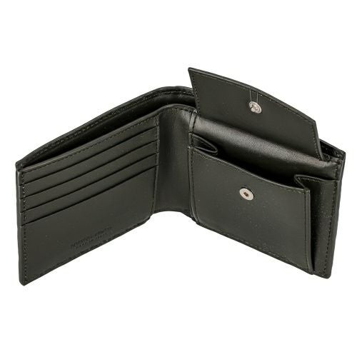 ボッテガヴェネタ 二つ折り財布 メンズ イントレチャート INTRECCIATO カーキ BOTTEGA VENETA 605722 VCPQ4 3203