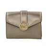 マイケルコース 二つ折り財布 レディース カルメン ミディアム フラップ ビルフォールド ウォレット ゴールド MICHAEL KORS 35F3GNMF8M PALE GOLD