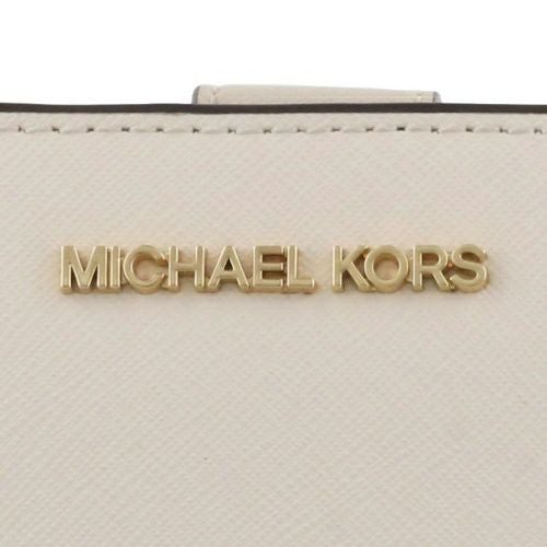 マイケルコース 二つ折り財布 レディース JET SET TRAVEL ホワイト MICHAEL KORS 35R3GTVF6T LT CREAM MLT