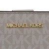 マイケルコース 二つ折り財布 レディース グレー MICHAEL KORS 35S3GTVF6O PEARL GREY