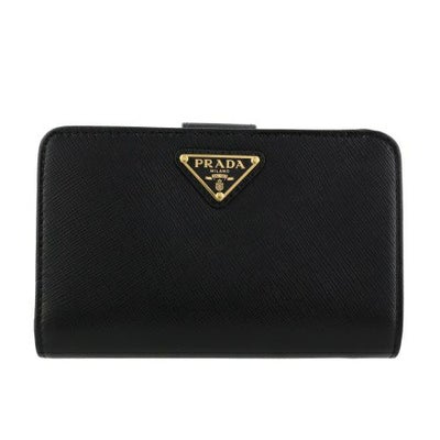 プラダ 二つ折り財布 レディース SAFFIANO METAL ORO サフィアーノ 