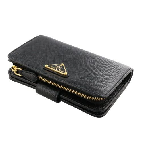 プラダ 二つ折り財布 レディース SAFFIANO METAL ORO サフィアーノ