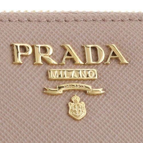 新品 プラダ PRADA 長財布 サフィアーノ メタル ピンクベージュ PRADA プラダ 長財布 サフィアーノ ラウンドファスナー PETALO ペタロ