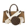 ルイヴィトン ハンドバッグ モノグラム オンザゴー EW ブラウン LOUIS VUITTON M46653