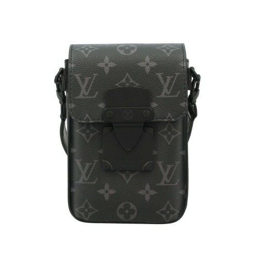 ルイヴィトン ショルダーバッグ モノグラム Sロック ヴェルティカル・ウェアラブル ウォレット ブラック LOUIS VUITTON M82252