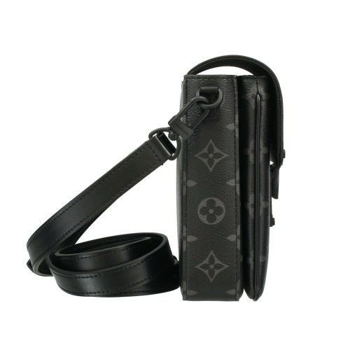 ルイヴィトン ショルダーバッグ モノグラム Sロック ヴェルティカル・ウェアラブル ウォレット ブラック LOUIS VUITTON M82252