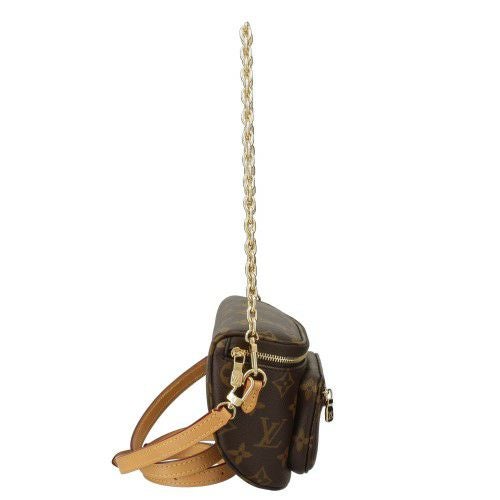 ルイヴィトン ショルダーバッグ モノグラム ミニバムバッグ ブラウン