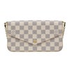ルイヴィトン ショルダーバッグ ダミエ･アズール ポシェット・フェリシー ホワイト LOUIS VUITTON N40491