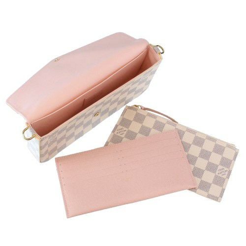 ルイヴィトン ショルダーバッグ ダミエ･アズール ポシェット・フェリシー ホワイト LOUIS VUITTON N40491