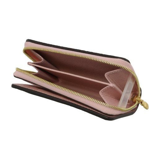 ルイヴィトン 二つ折り財布 モノグラム ポルトフォイユ・ルー ピンク