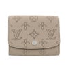 ルイヴィトン 二つ折り財布 マヒナ ポルトフォイユ・イリス ピンク LOUIS VUITTON M62542 ガレ