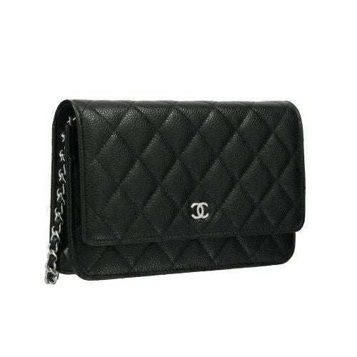シャネル チェーンウォレット レディース ココマーク ブラック CHANEL