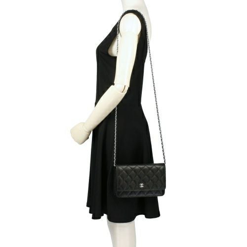 シャネル ショルダーバッグ レディース ココマーク ブラック CHANEL AP0250 Y01588 C3906