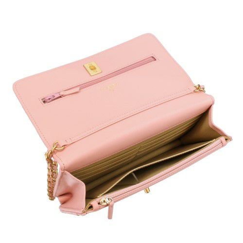 シャネル チェーンウォレット レディース ココマーク ピンク CHANEL