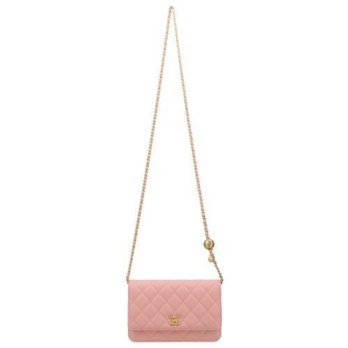 シャネル チェーンウォレット レディース ココマーク ピンク CHANEL