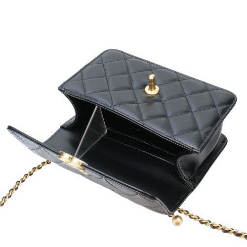 シャネル ショルダーバッグ レディース ココマーク ブラック CHANEL