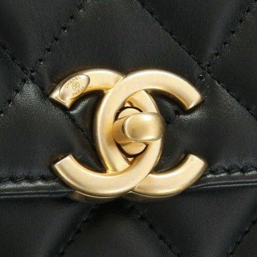 シャネル ショルダーバッグ レディース ココマーク ブラック CHANEL