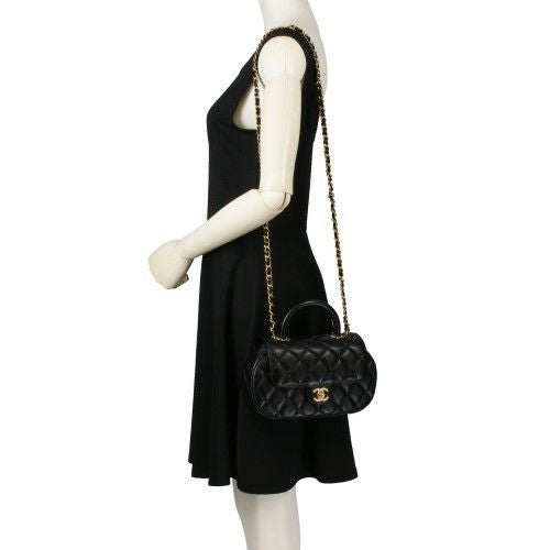 シャネル ショルダーバッグ レディース ココマーク ブラック CHANEL