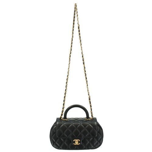 シャネル ショルダーバッグ レディース ココマーク ブラック CHANEL