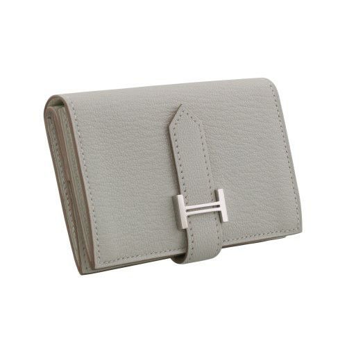 エルメス ベアン ミニ マッシュルーム シェーブルミゾール シルバー