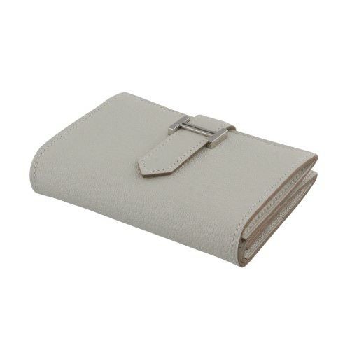 エルメス ベアン ミニ マッシュルーム シェーブルミゾール シルバー