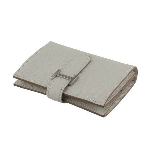 エルメス ベアン ミニ マッシュルーム シェーブルミゾール シルバー