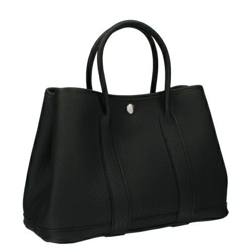 エルメス ガーデンパーティ30 TPM ノワール ネゴンダ シルバー金具 B刻印 HERMES Garden party TPM