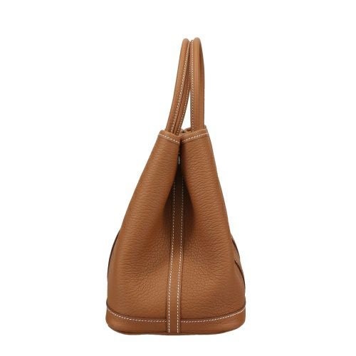 エルメス ガーデンパーティ30 TPM ゴールド ネゴンダ シルバー金具 B