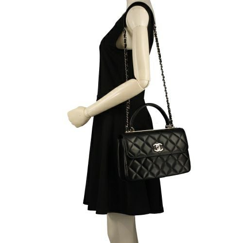 シャネル ハンドバッグ レディース ココマーク ブラック CHANEL A92236 Y60767 94305