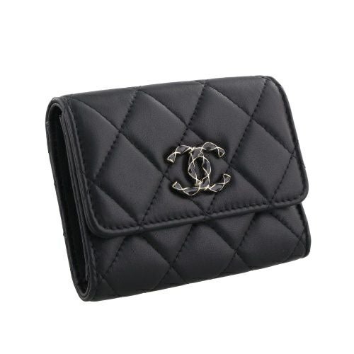 シャネル 名刺入れ カードケース レディース ブラック CHANEL AP3624 B14330 C3905