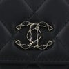シャネル 名刺入れ カードケース レディース ブラック CHANEL AP3624 B14330 C3905